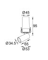 GARDA Mini * FOCO EMPOTRAR 7W 4000K BLANCO